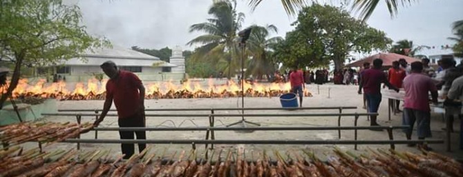 Biggest Barbeque in Maldives